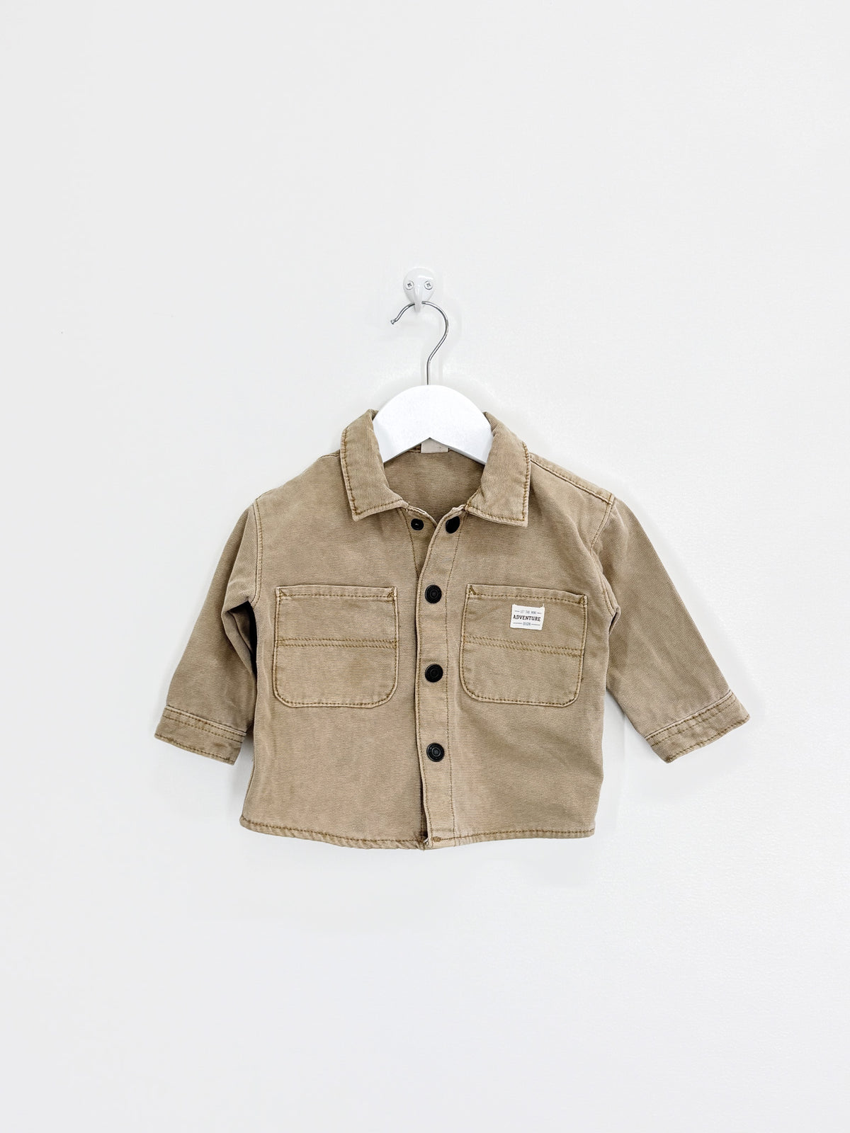 H&M adventure twill shacket (6-9m)