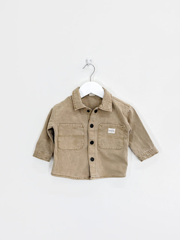 H&M adventure twill shacket (6-9m)