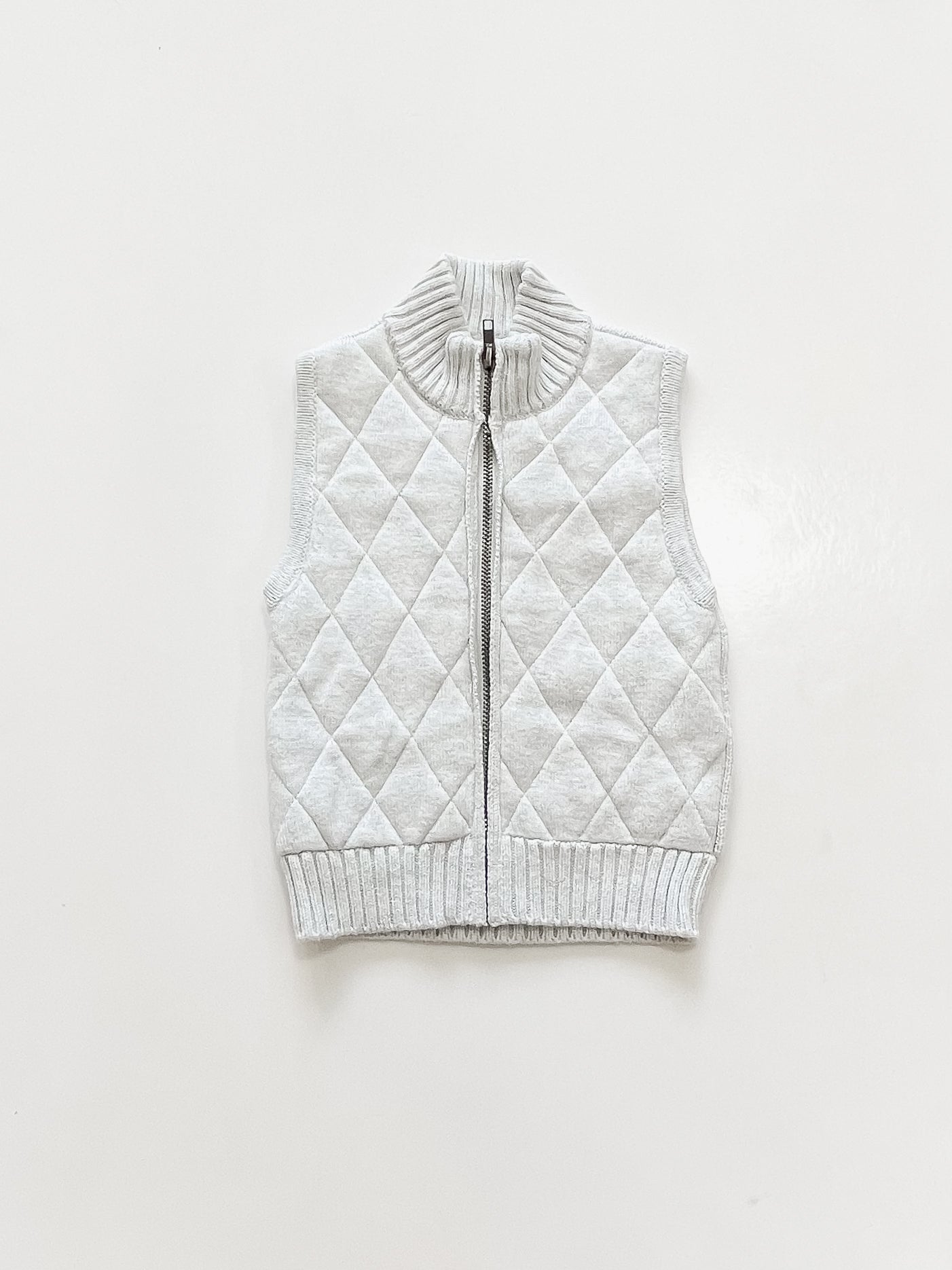 Wilson & Frenchy knit quilted vest (0-3m)