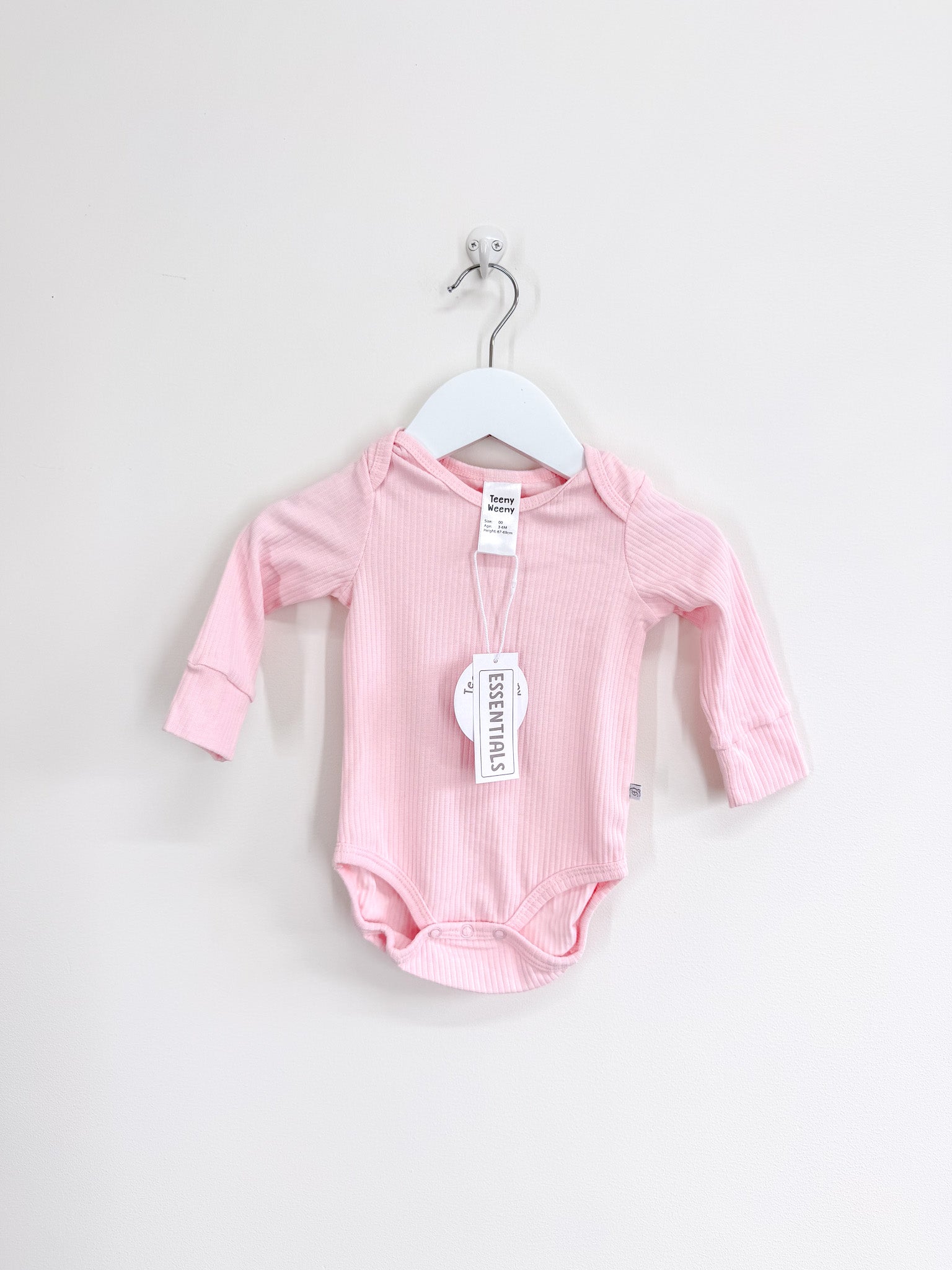 BNWT Teeny Weeny rib bodysuit (3-6m)