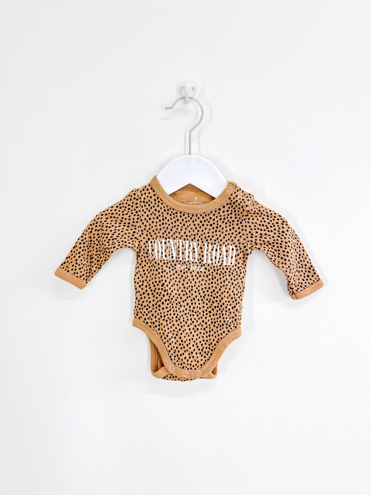 Country Road organic heritage bodysuit (newborn)