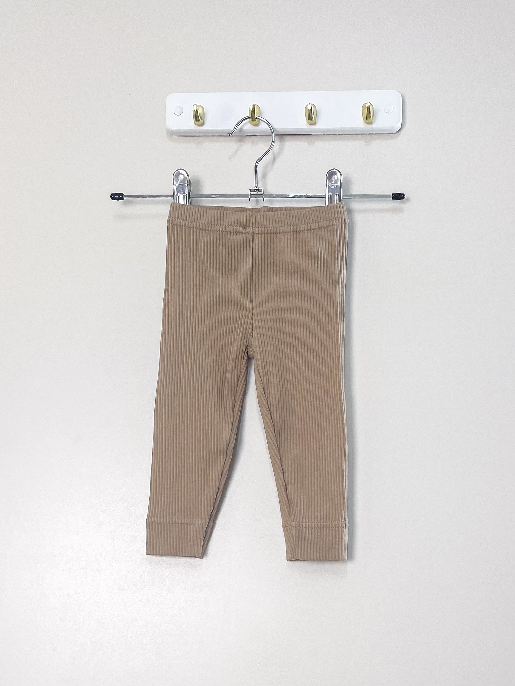 Jamie Kay organic ribbed leggings - mountain (0-3m)