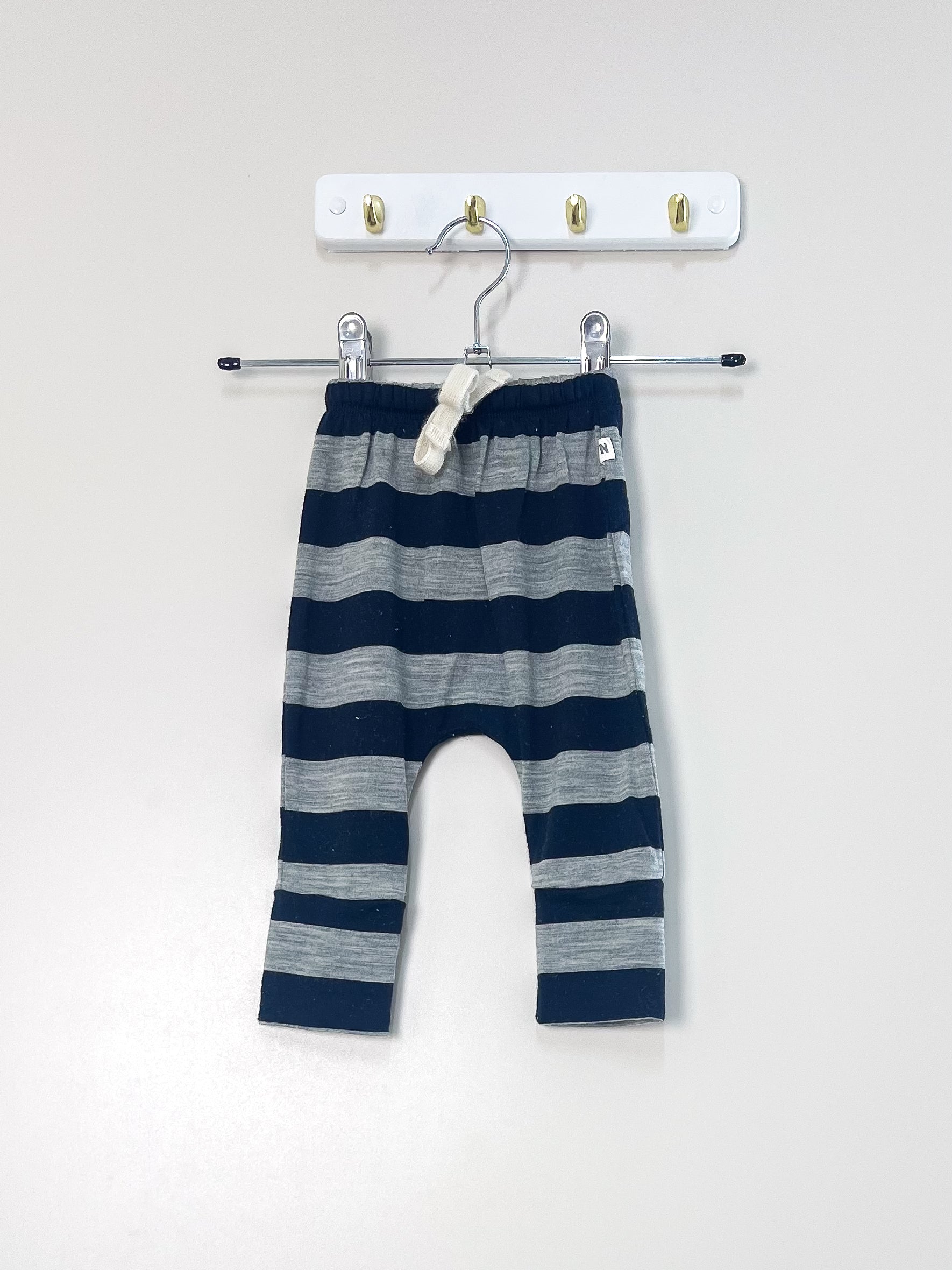 Nature Baby merino drawstring pants (0-3m)