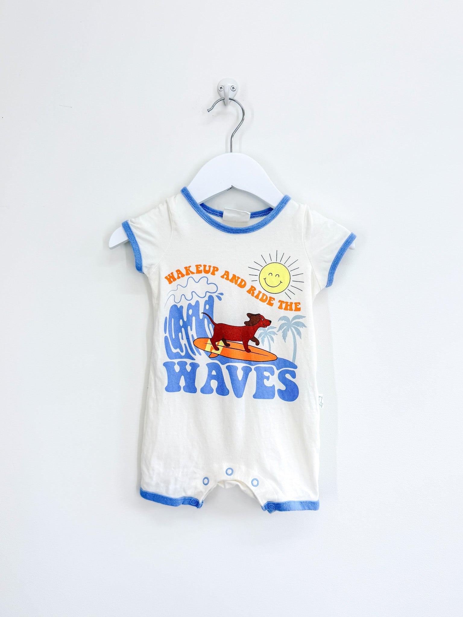 Peter Alexander ride the waves shortie suit (3-6m)