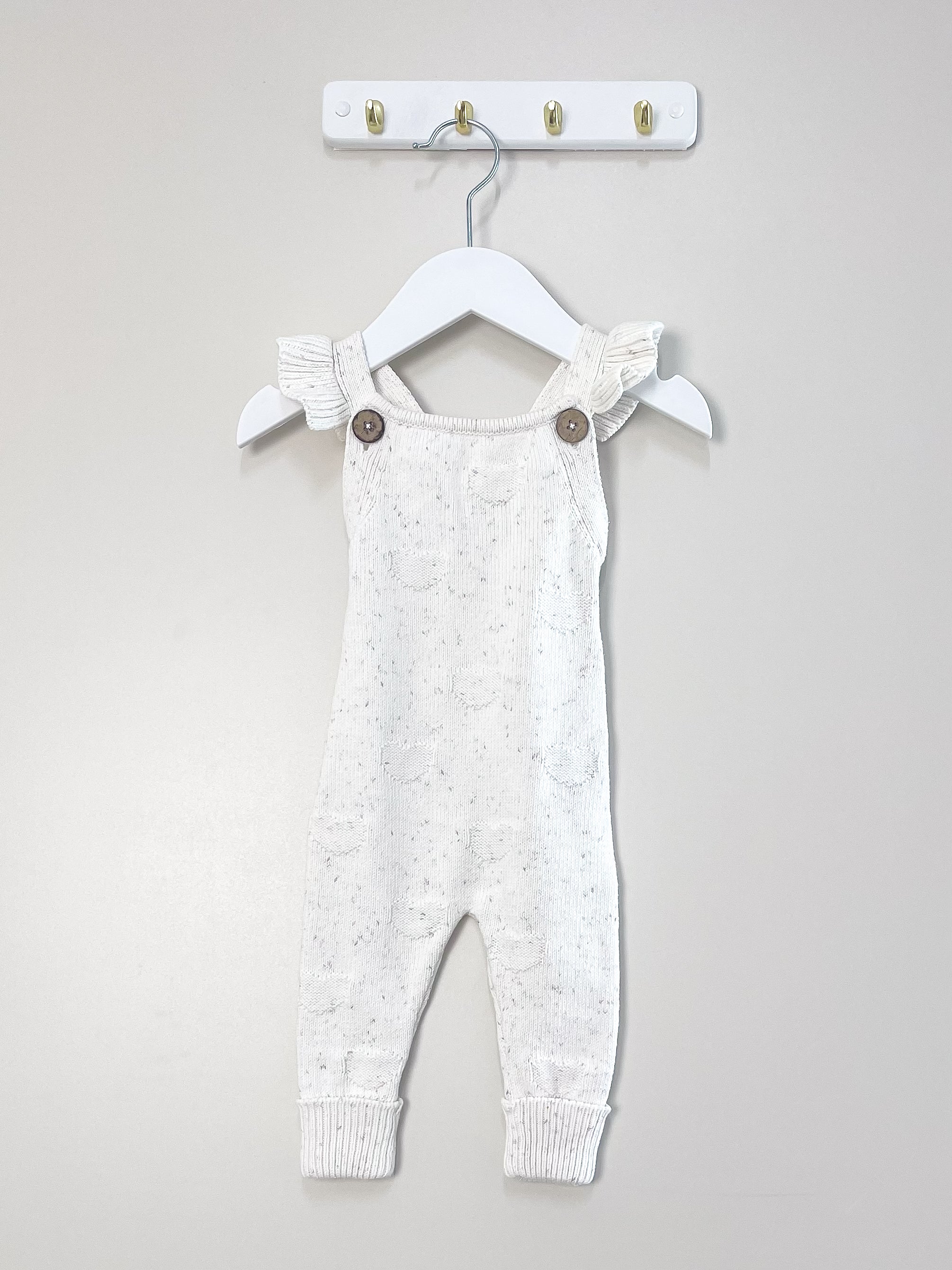 Jamie Kay mia knit one piece - parisian fleck (0-3m)
