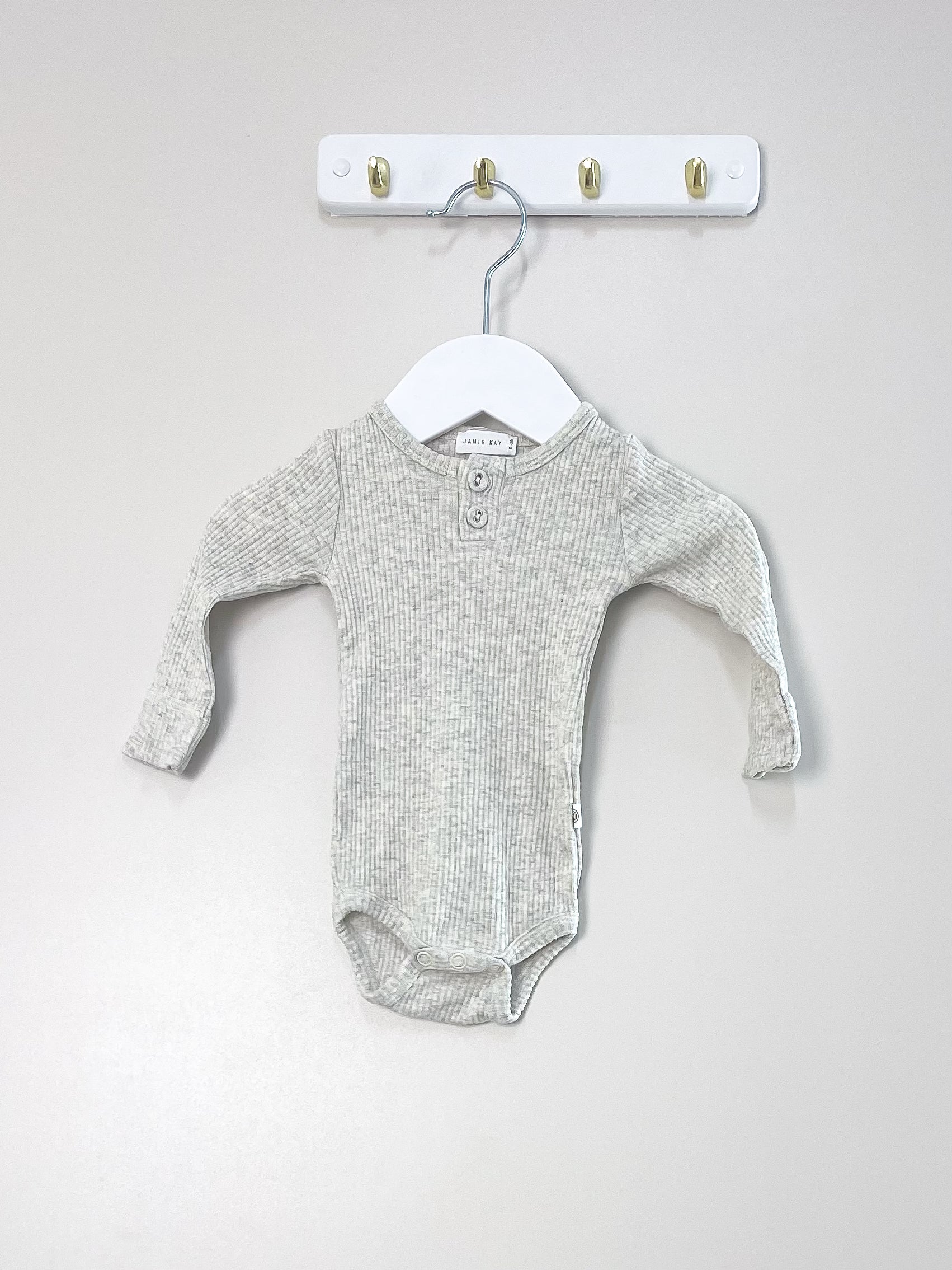 Jamie Kay organic ribbed bodysuit (0-3m)