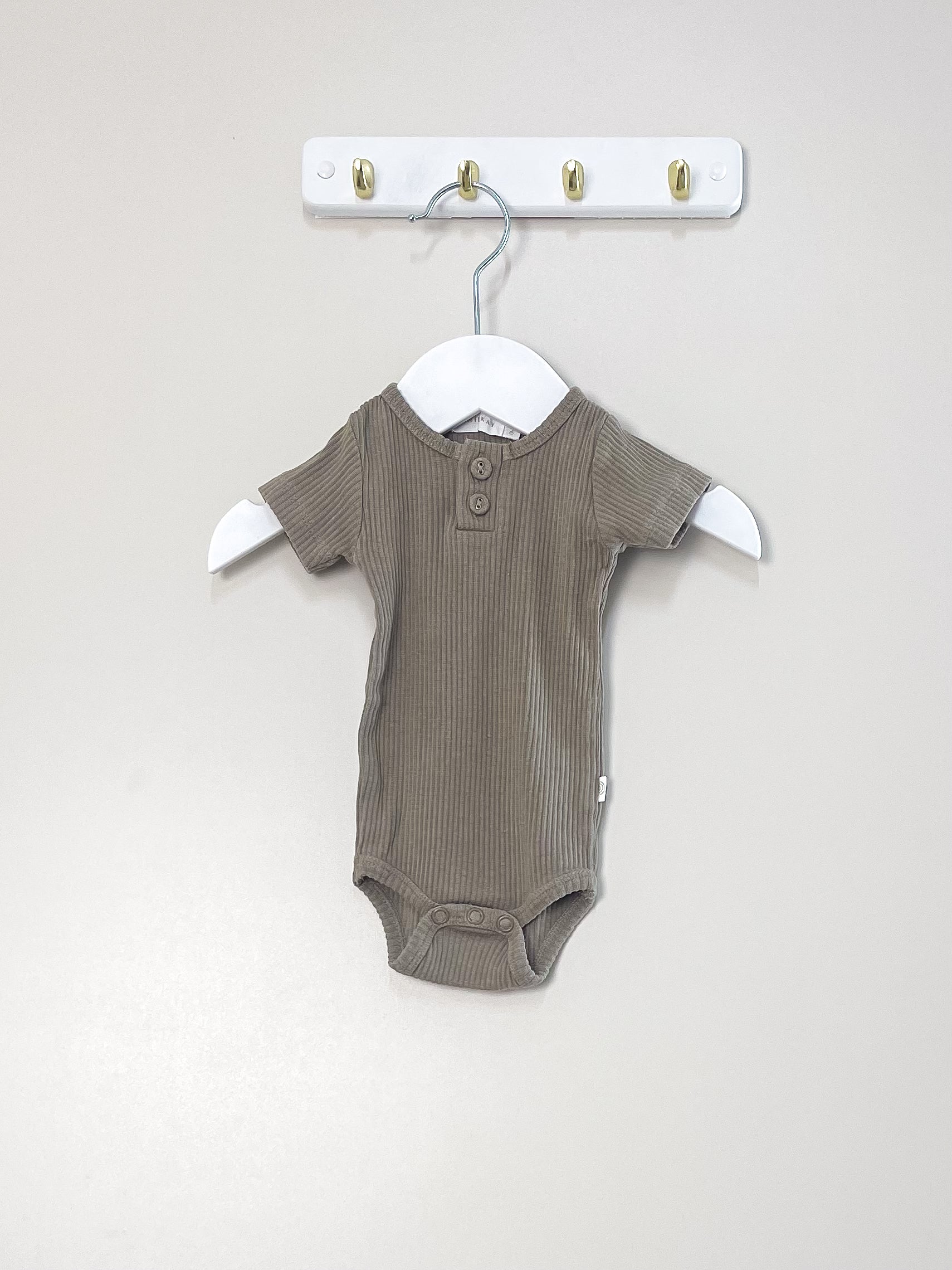 Jamie Kay organic ribbed bodysuit (0-3m)