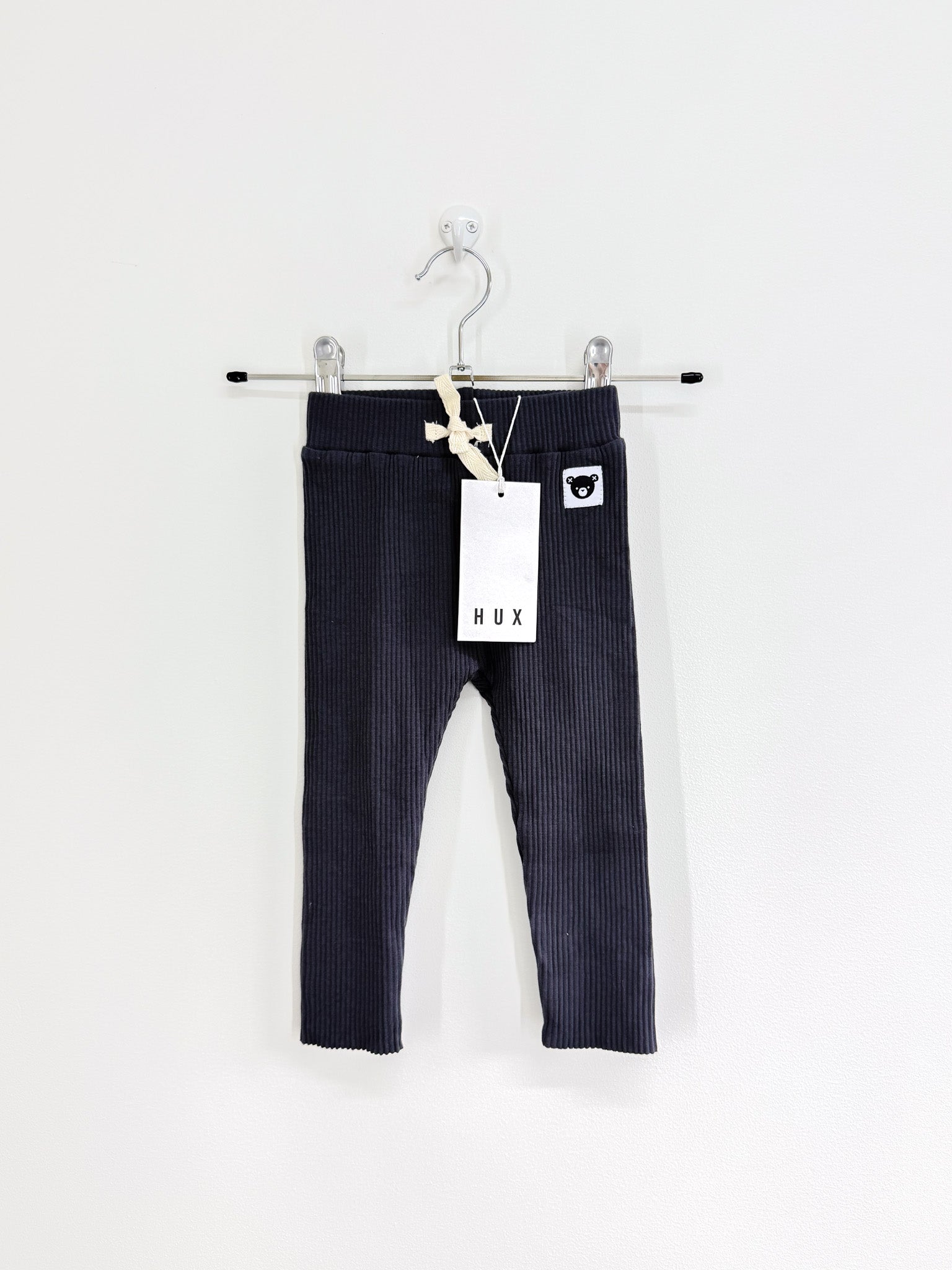 BNWT Hux rib leggings - ink (6-12m)
