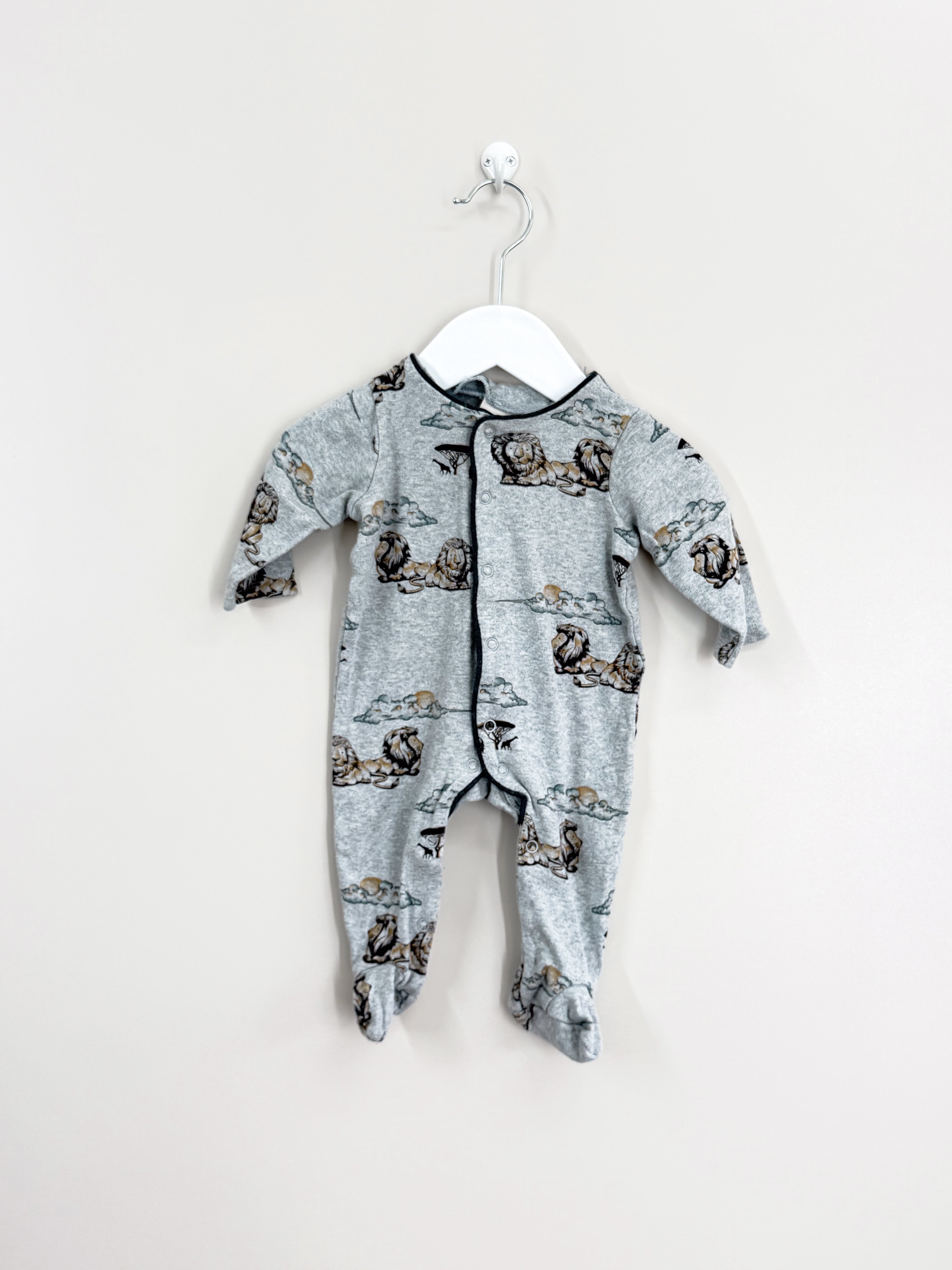 Little Bundle lion onesie (0-3m)