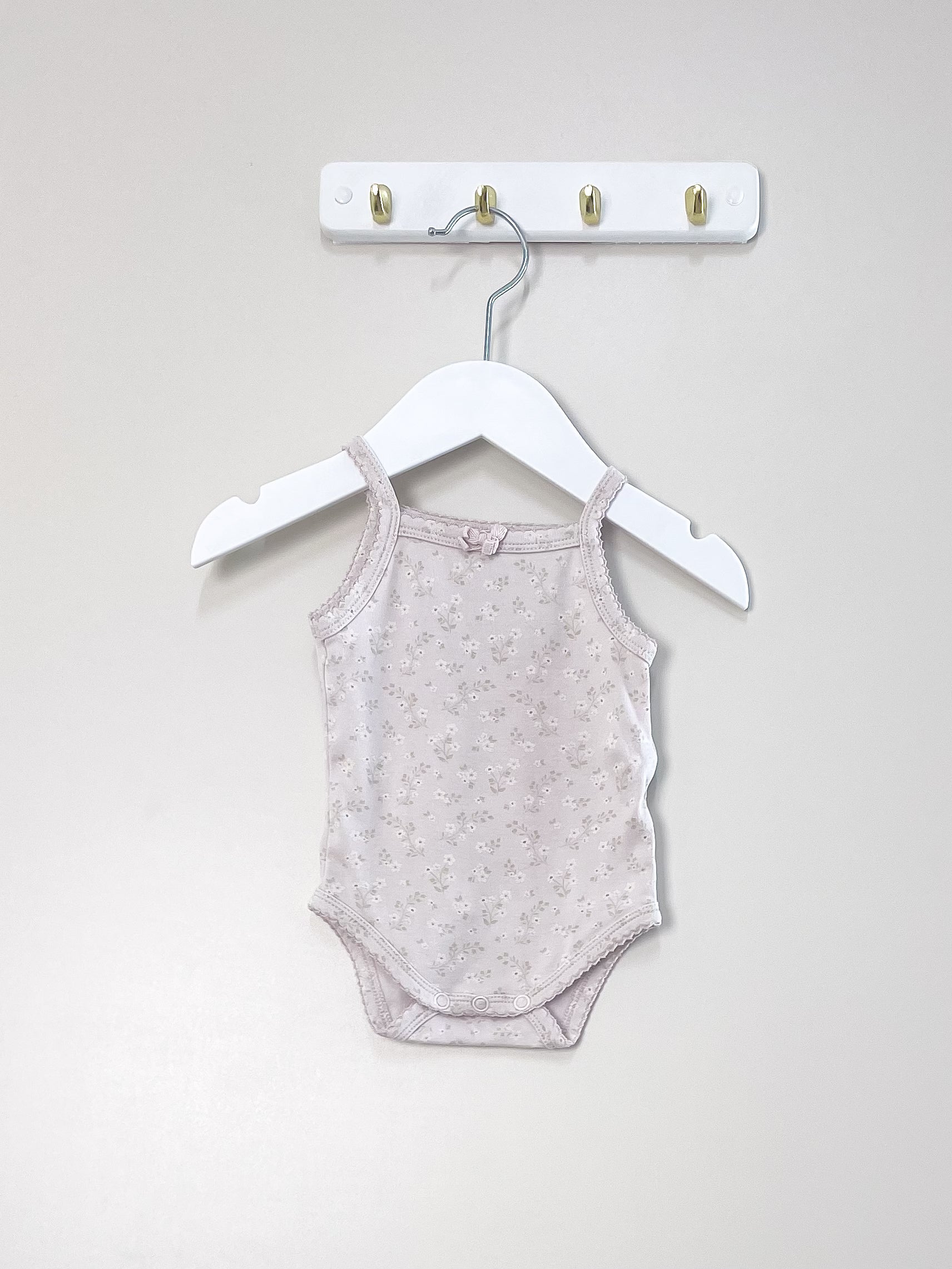 Jamie Kay organic singletsuit - addie lilac (0-3m)
