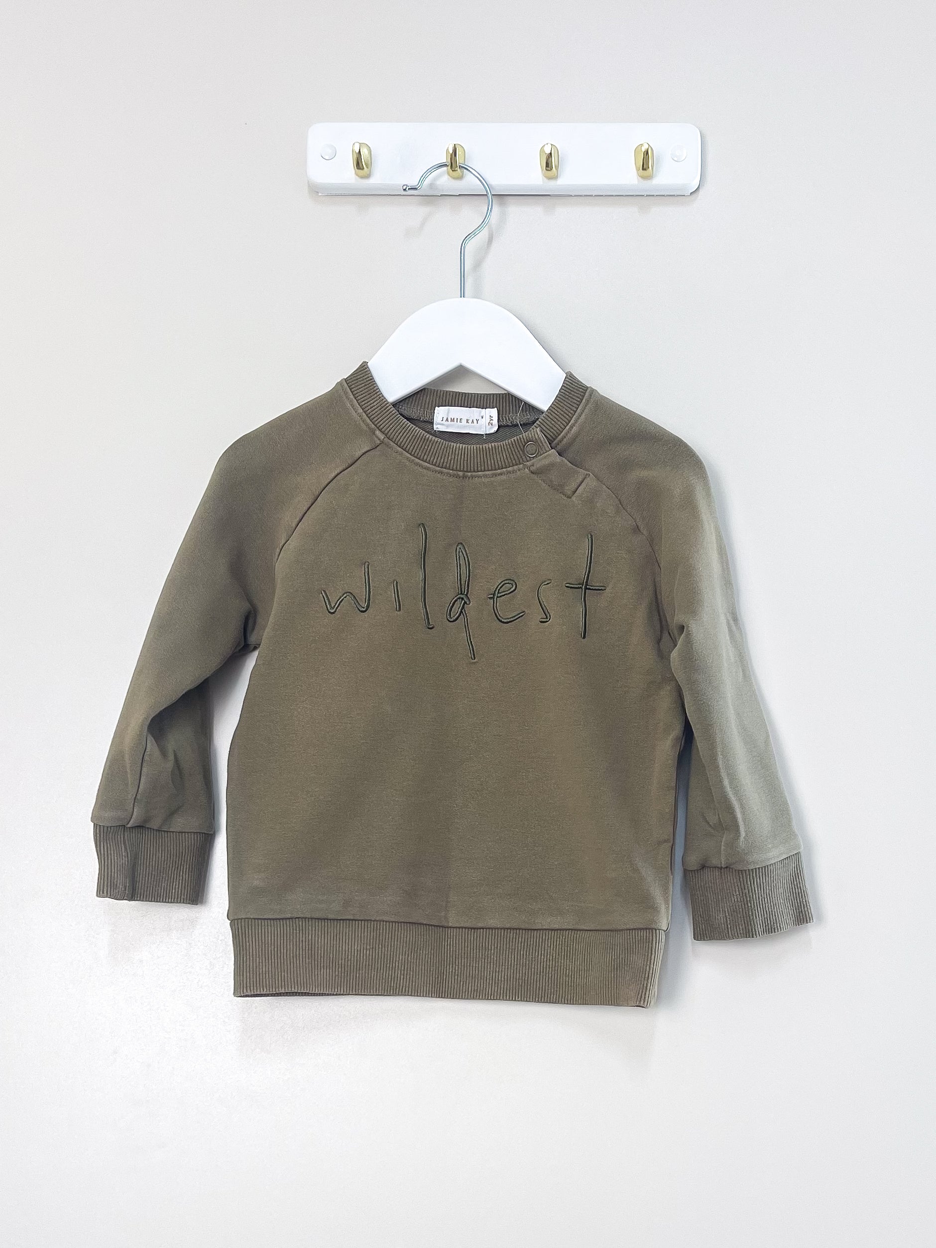 Jamie Kay organic wildest sweatshirt (2y)
