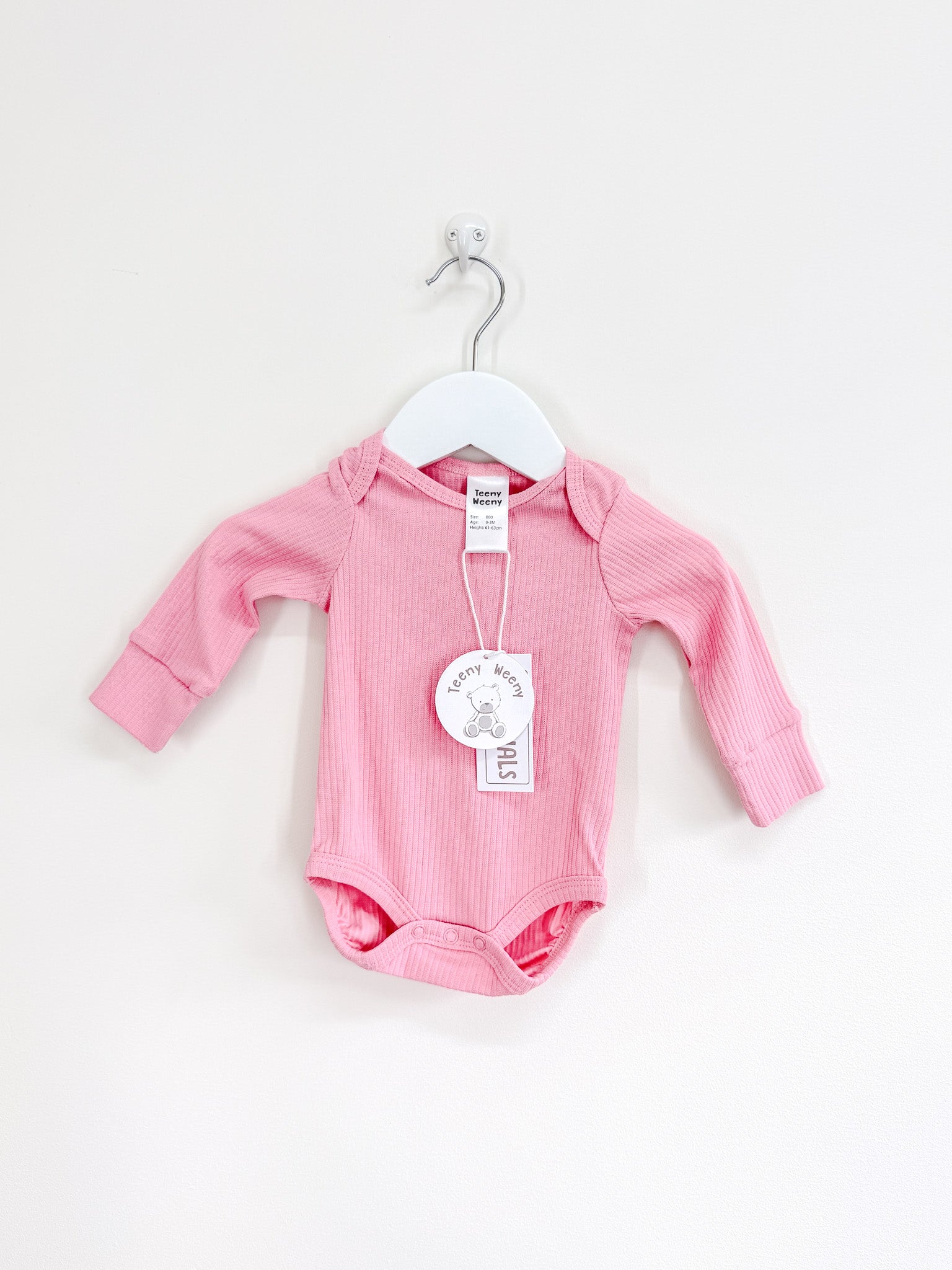 BNWT Teeny Weeny rib bodysuit (3-6m)