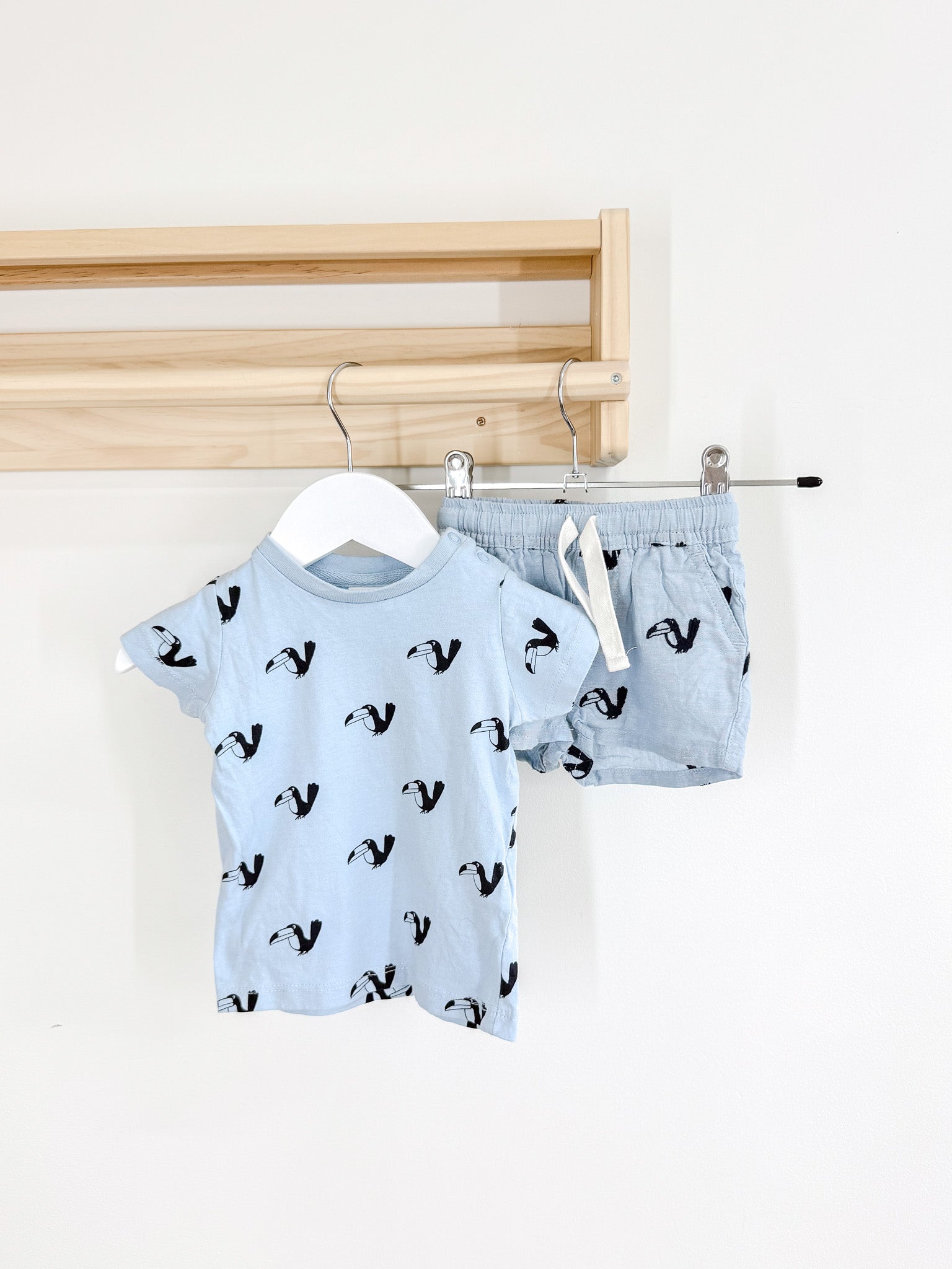 Seed toucan shorts & tee set (0-3m)