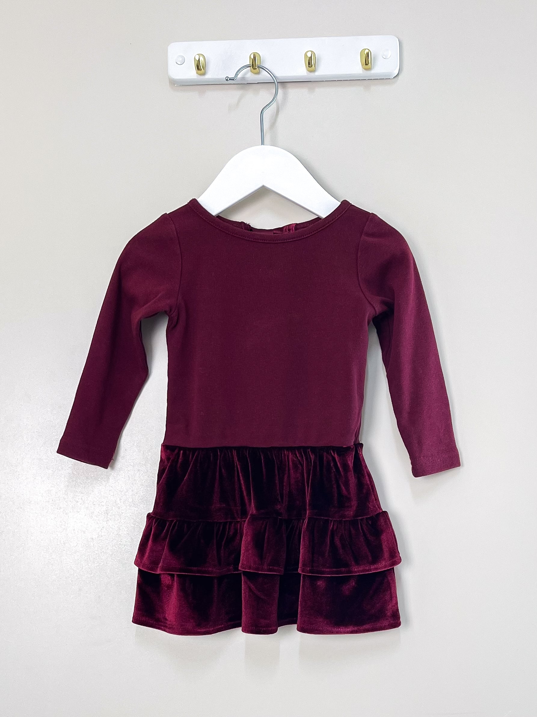 Karibou Kids velour dress (1y)