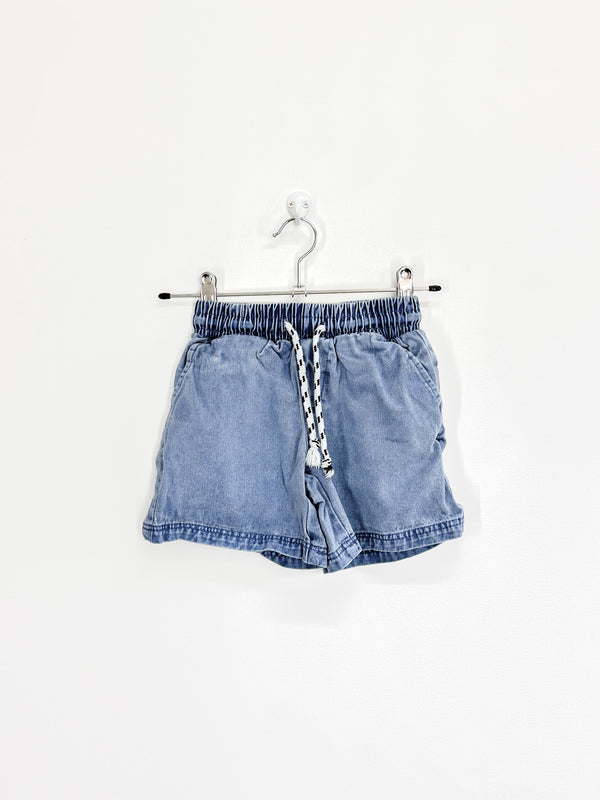 Band of Boys blue wash denim shorts (4-5y)