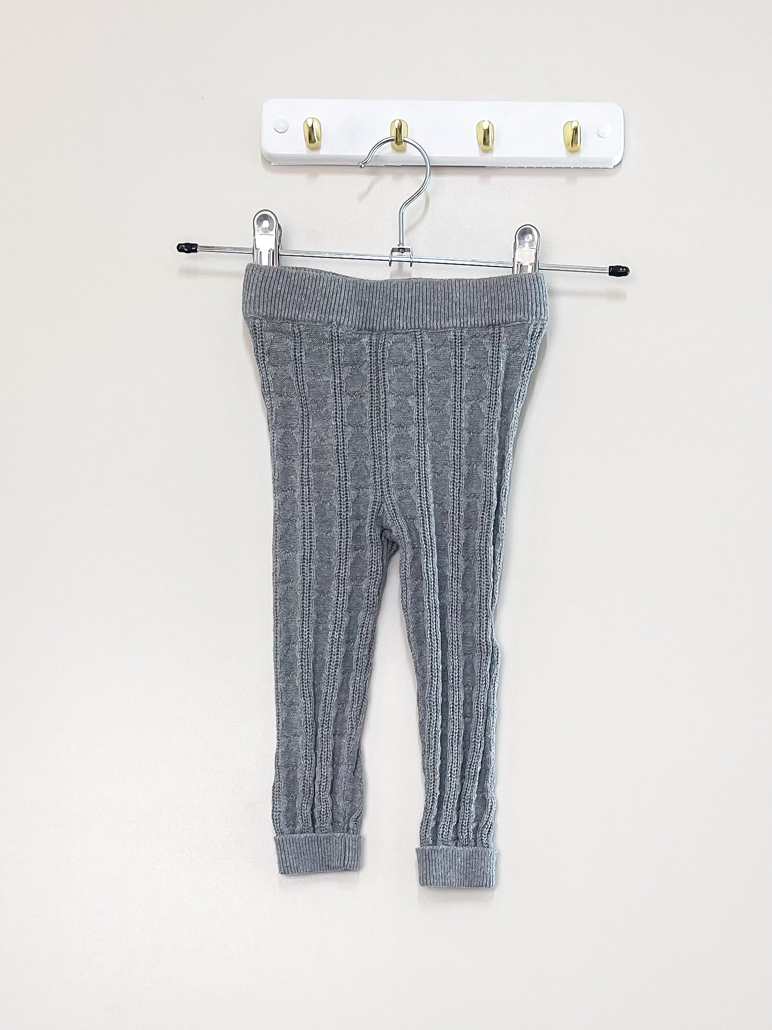Teeny Weeny cable knit leggings (6-12m)