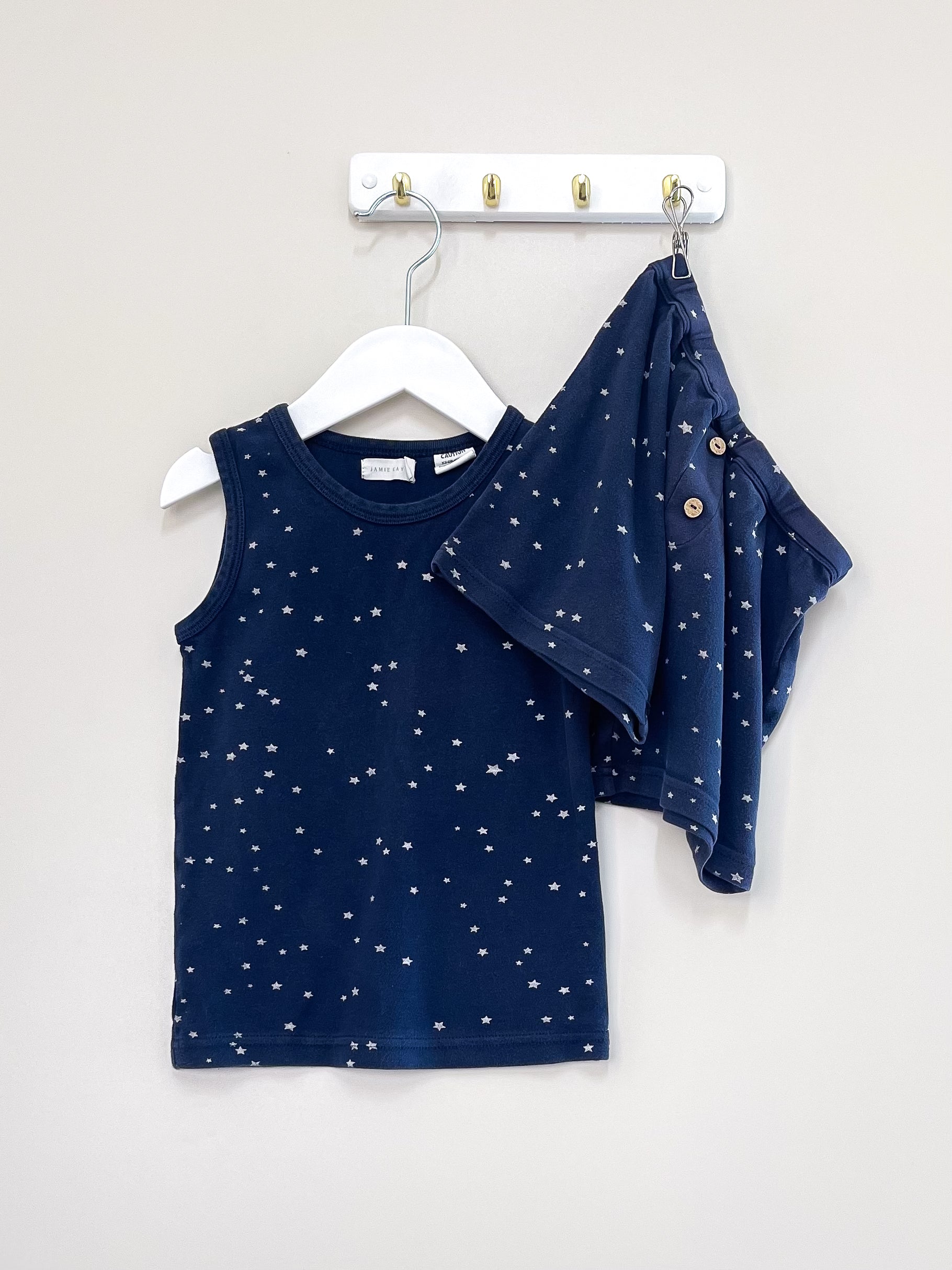Jamie Kay organic PJ set - tiny stars (6y)