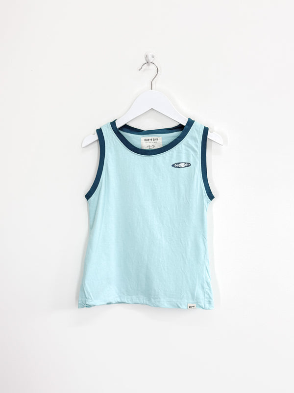 Band of Boys surf boards singlet top (4-5y)