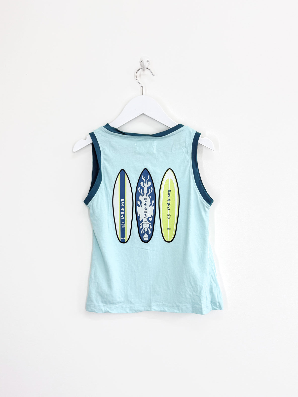 Band of Boys surf boards singlet top (4-5y)