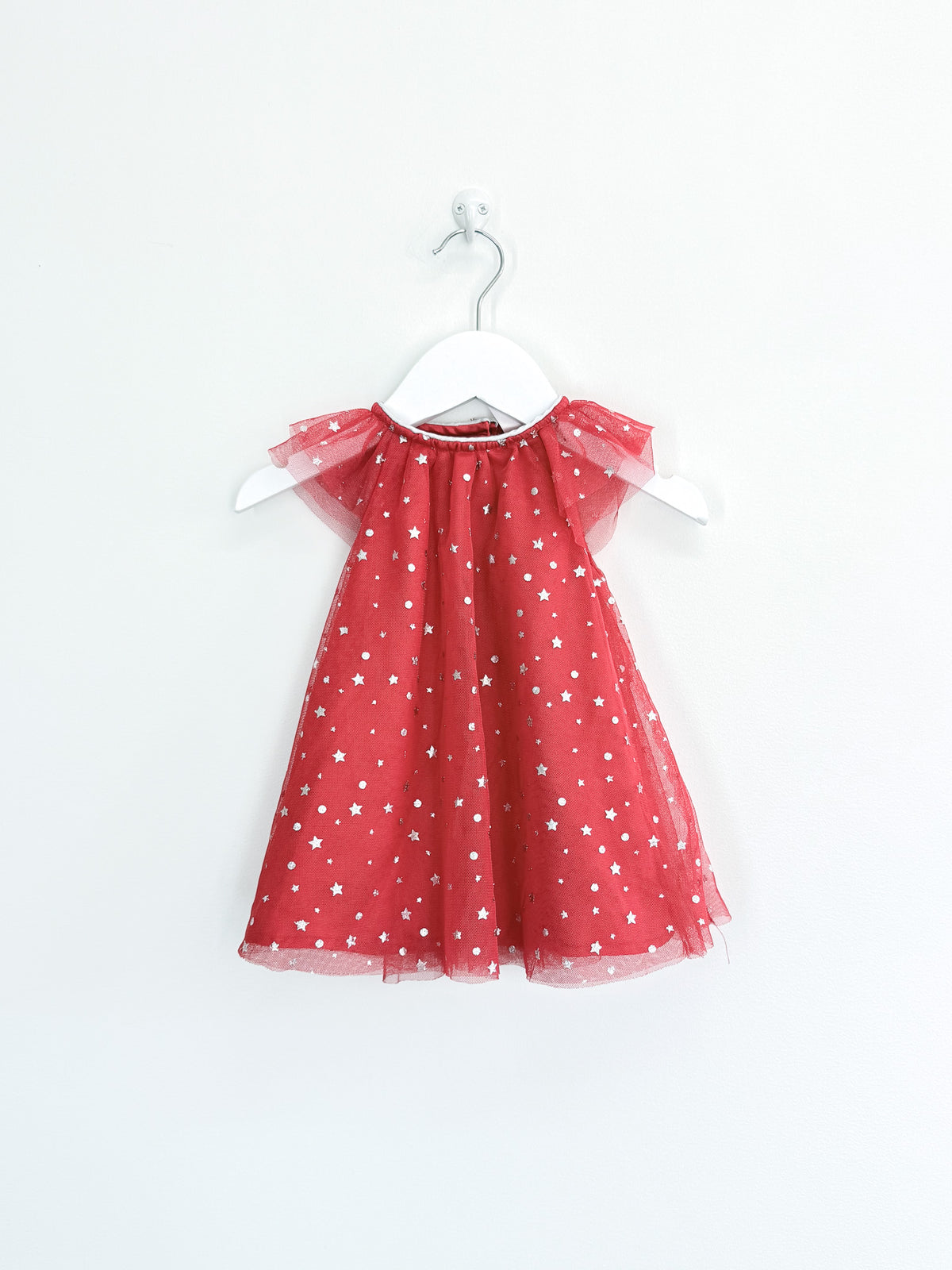 🎄 Teeny Weeny star tulle dress (3-6m)