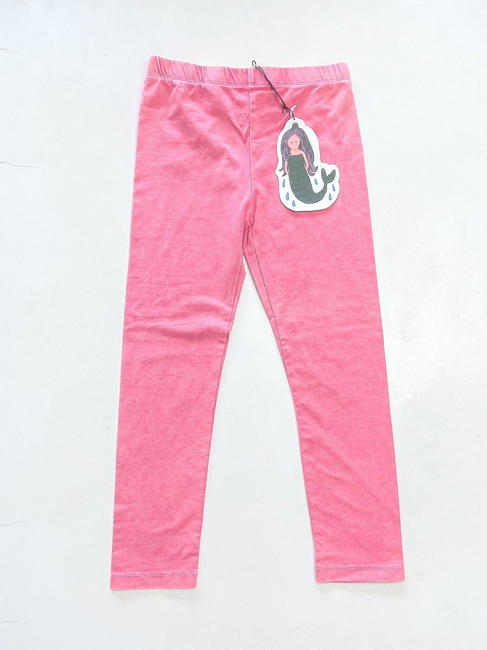 BNWT Minti bright pink wash leggings (6y)