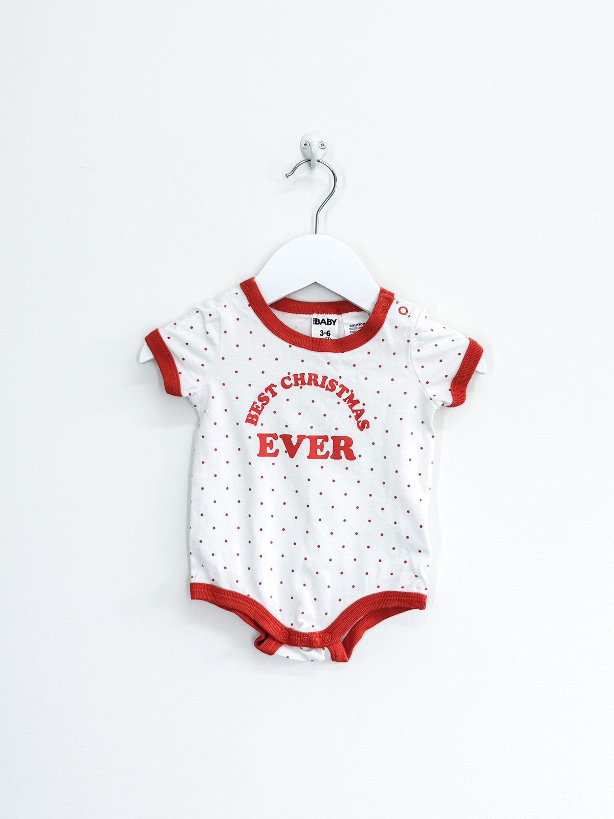 🎄 Cotton On Kids best christmas ever bodysuit (3-6m)
