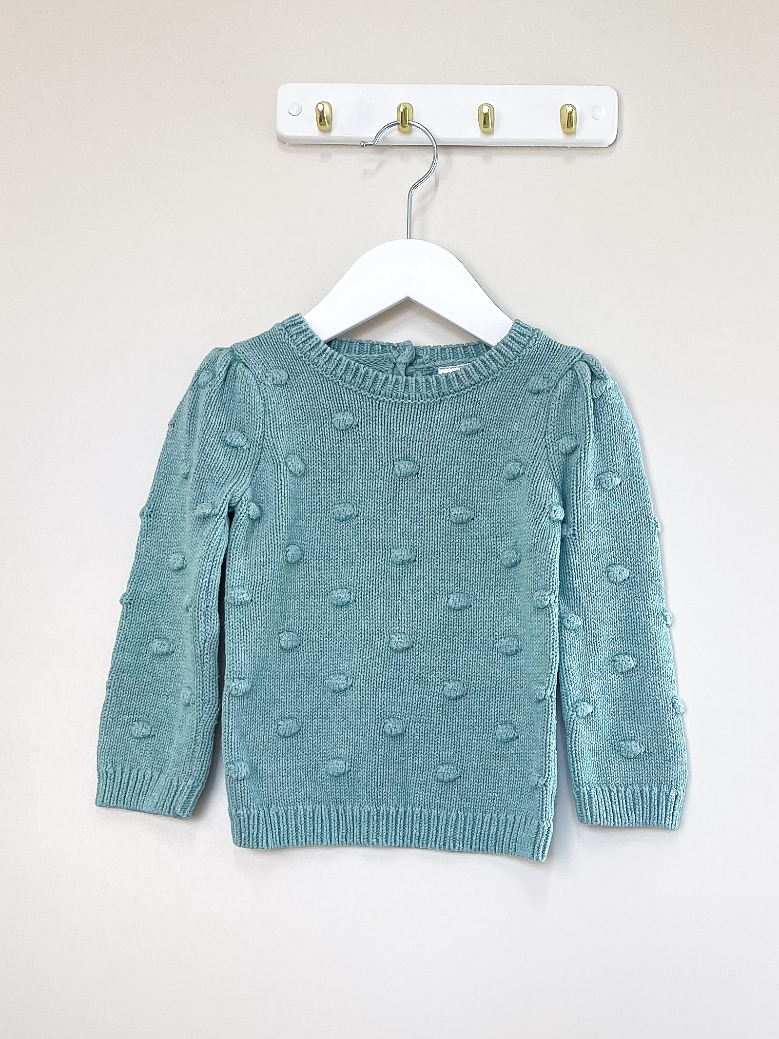 Teeny Weeny bobble knit pullover (18-24m)