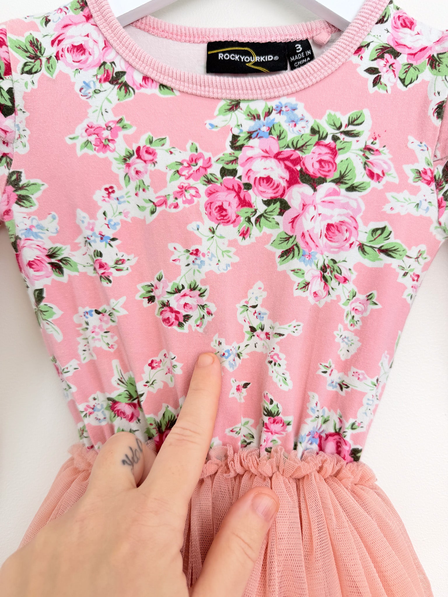 Rock Your Kid floral circus dress (3y)