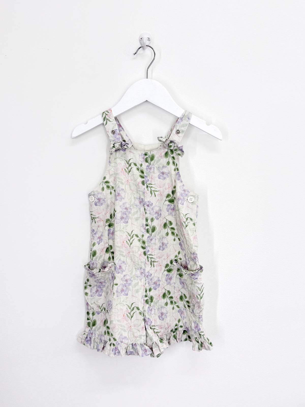 Teeny Weeny floral frill playsuit (18-24m)