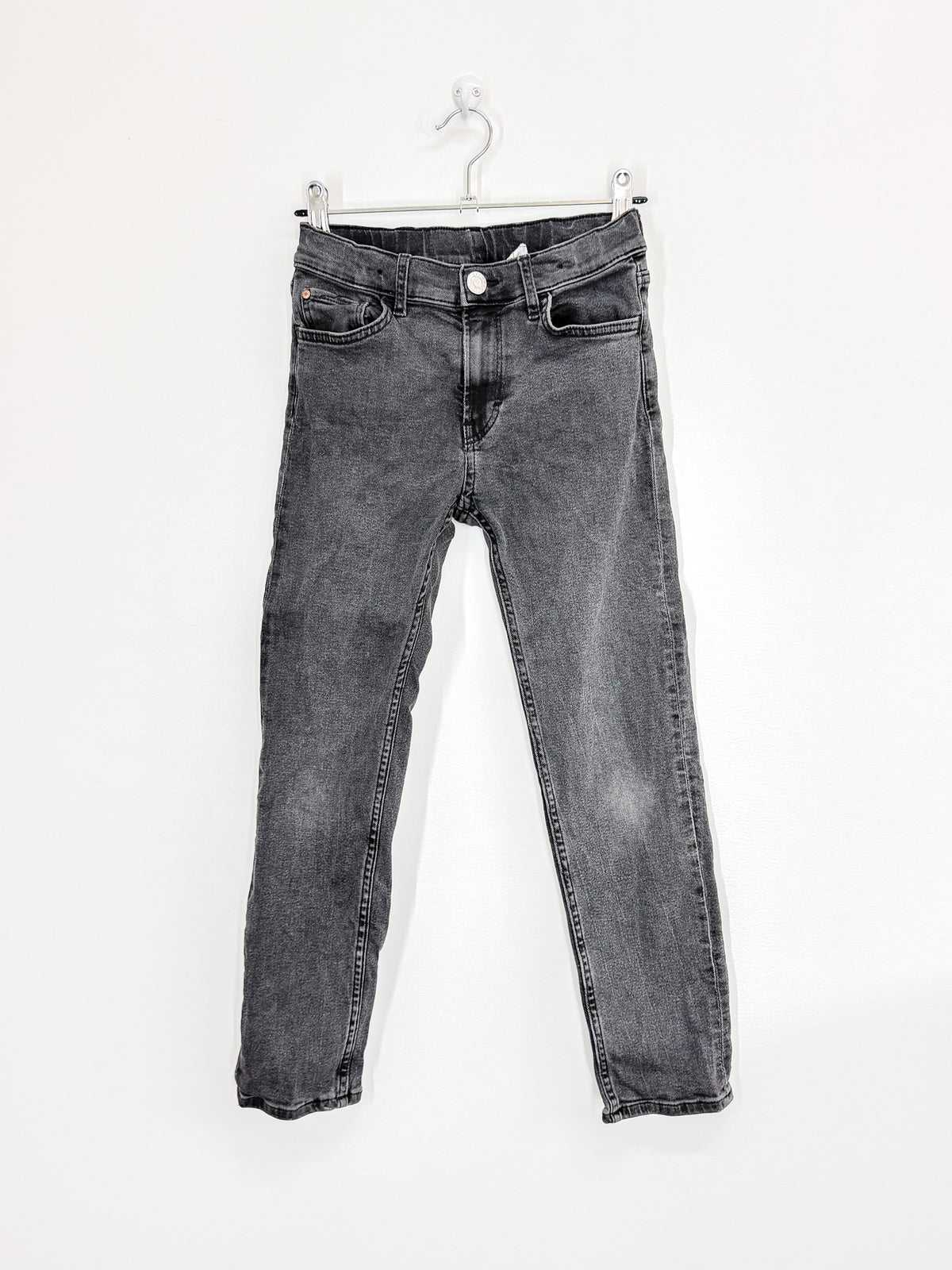 H&M slim fit denim jeans - grey wash (10y)