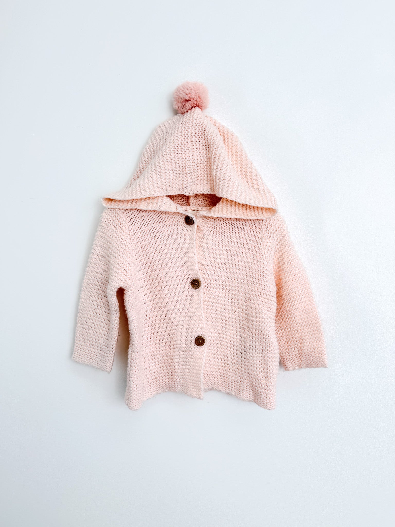 Cotton On Kids hooded knit cardigan (18-24m)