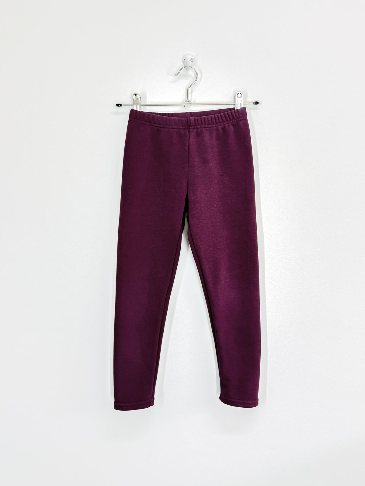 Mac & Ellie fleece lined leggings - plum (6y)