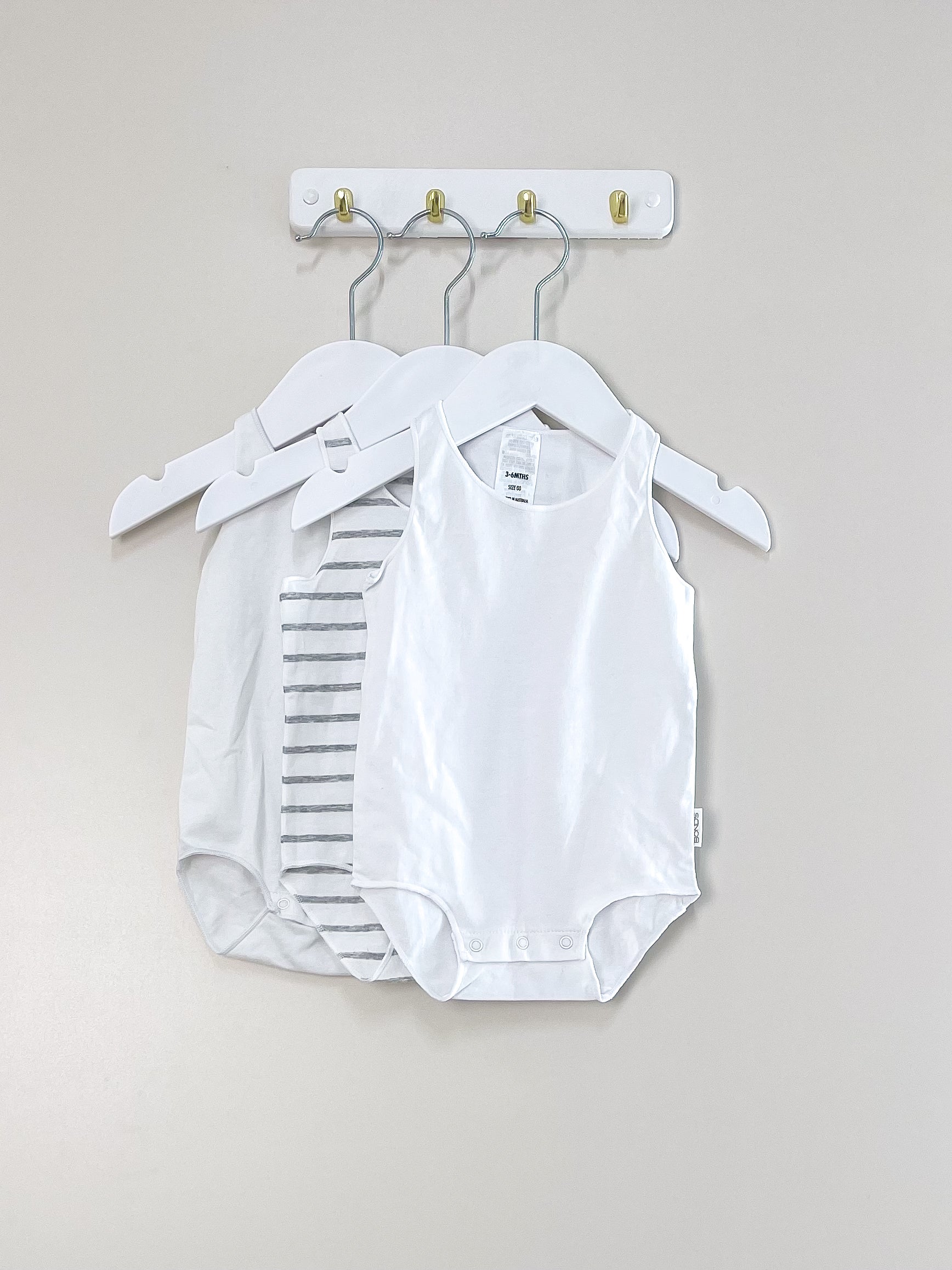 Bonds singletsuit 3 pack bundle (3-6m)