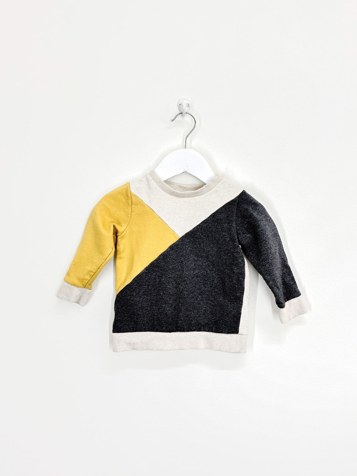 Teeny Weeny colour block sweatshirt (12-18m)