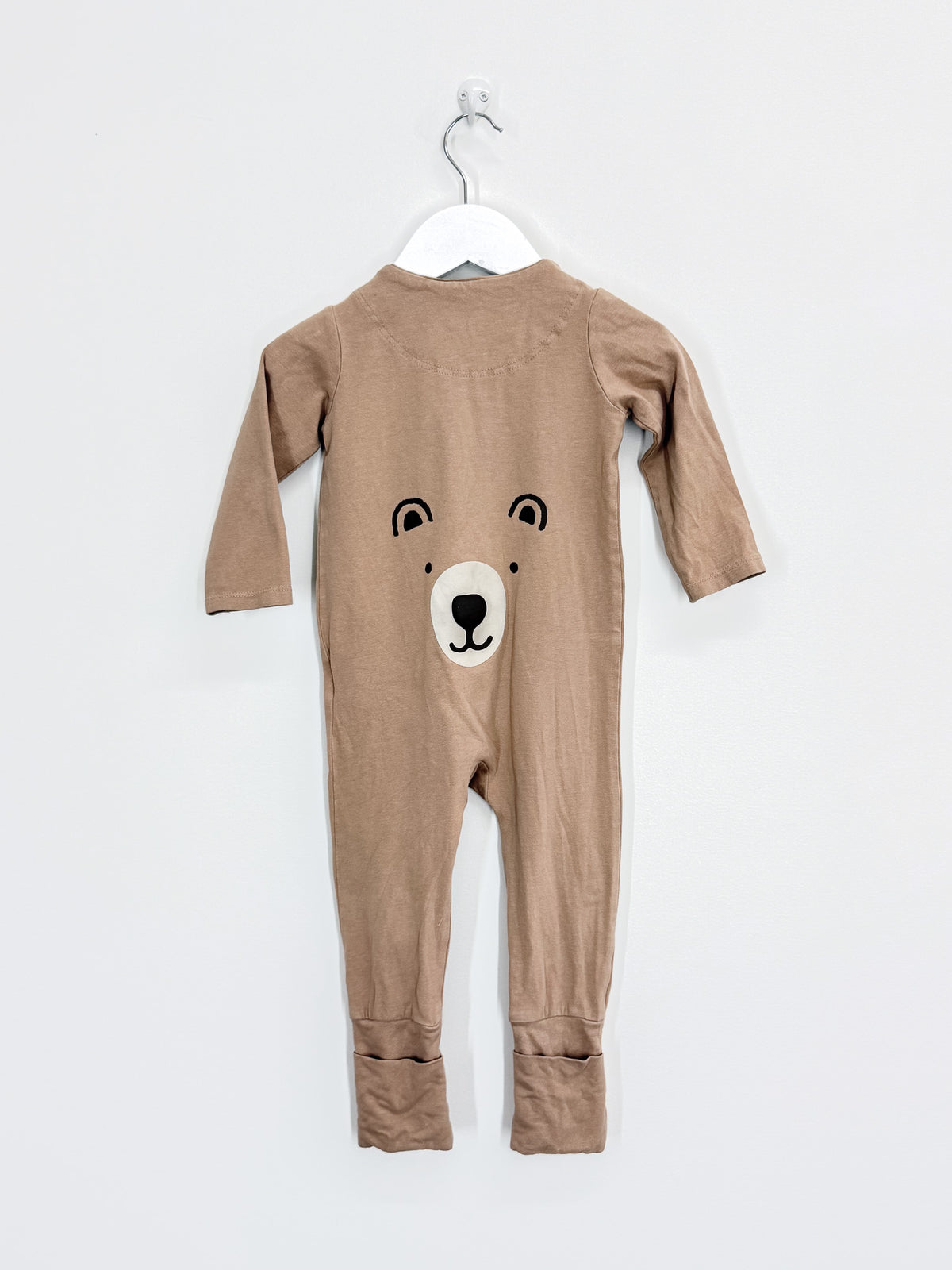 Cotton On Kids zipsuit - beary cute (12-18m)