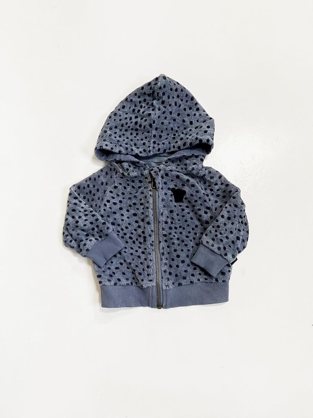Hux organic terry freckle hoodie (3-6m)