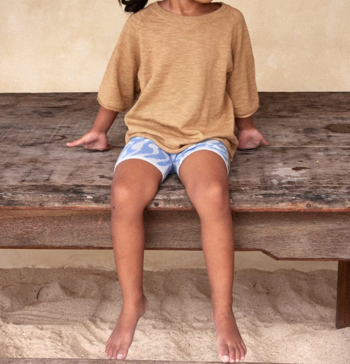 Grown knit linen blend tee (5y)