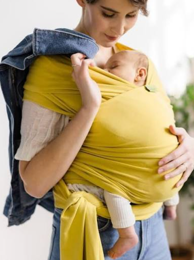 Boba classic wrap carrier - yellow (0-6m)