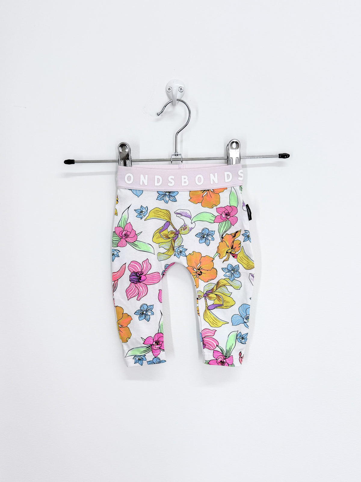 Bonds leggings - tropical hibiscus (newborn)
