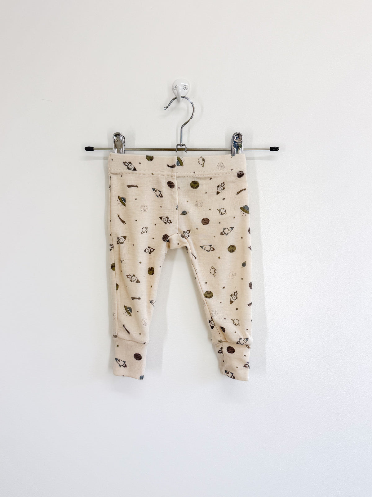 Milly & Milo merino leggings - cream space (6-12m)