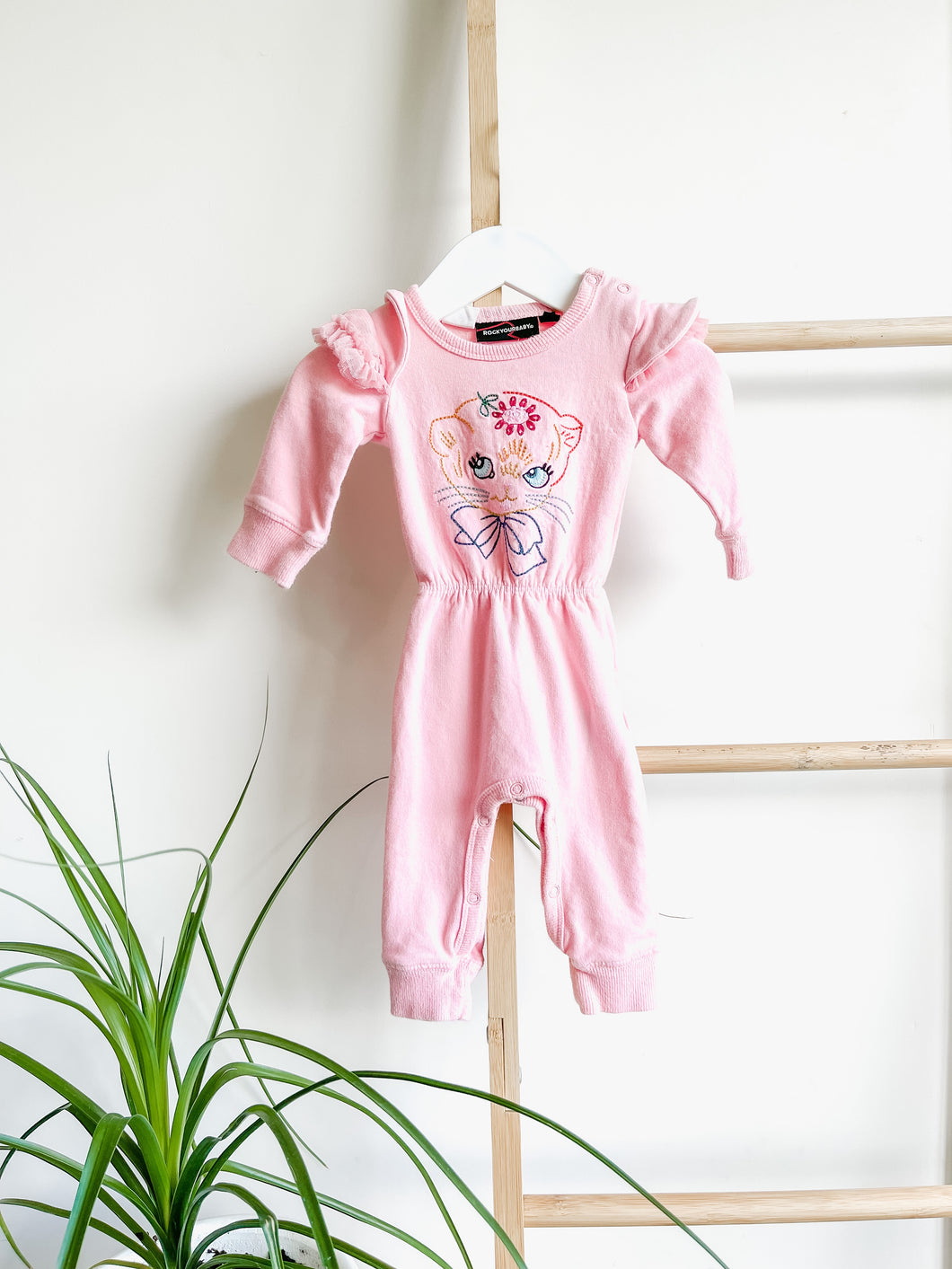 Rock Your Baby waisted playsuit (0-3m)
